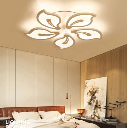 LED Lulus με Melecomanda Jasmine 73W 5 πέταλα κρύο/ζεστό/ζεστό ουδέτερο λευκό