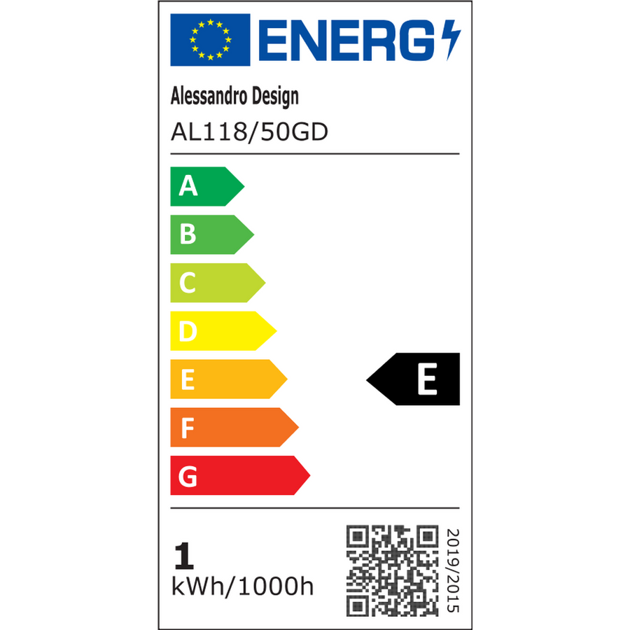 Εφαρμογή LED τοίχου, 50cm, 3000K/4000K/6000K, Golden