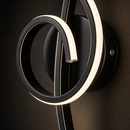 Επιτοίχιο Φωτιστικό LED Key Sol 34W Κρύο/Ζεστό/Ουδέτερο φως Μαύρο Μεταλλικό