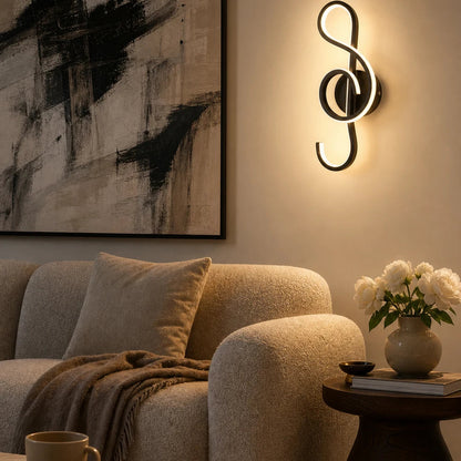 Επιτοίχιο Φωτιστικό LED Key Sol 34W Κρύο/Ζεστό/Ουδέτερο φως Μαύρο Μεταλλικό