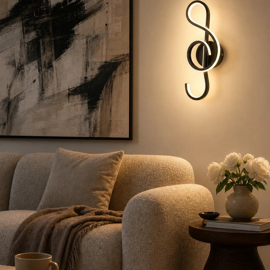 Επιτοίχιο Φωτιστικό LED Key Sol 34W Κρύο/Ζεστό/Ουδέτερο φως Μαύρο Μεταλλικό