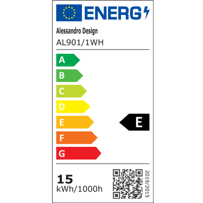 Φωτιστικό τοίχου LED Tulip 16W, Κρύο/Ζεστό/Ουδέτερο φως 3000K/4000K/6000K, Λευκό, Μεταλλικό και Ακρυλικό