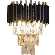 VERSAILLES Piccolo Crystal Chandelier Light, 2xE14, Μαύρο
