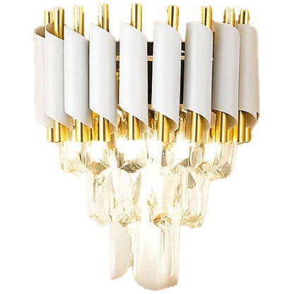 Φωτιστικό πολυελαίου VERSAILLES Piccolo Crystal, 2xE14, Λευκό