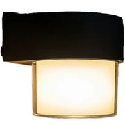 MIRA Φωτιστικό τοίχου LED εξωτερικού χώρου, 1 πηγή φωτός, θερμό φως, μαύρο