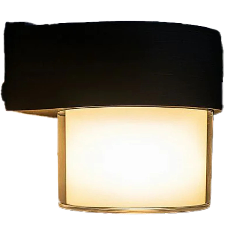 MIRA Φωτιστικό τοίχου LED εξωτερικού χώρου, 1 πηγή φωτός, θερμό φως, μαύρο