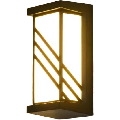 Φωτιστικό τοίχου LED εξωτερικού χώρου AX140BK 20W Λευκό Μαύρο