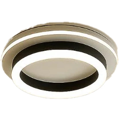 MODERN LED Πολυέλαιος 25W, Διάμετρος 20cm, Στρογγυλός, Κρύο/Ζεστό/Ουδέτερο φως, Μαύρο