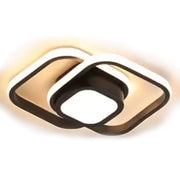 Πολυέλαιος LED DUOFORM, 21W, 3 τετράγωνα, Κρύο/Ζεστό/Ουδέτερο φως, Μαύρο