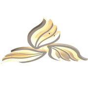 Πολυέλαιος LED με τηλεχειριστήριο SAKURA 37W, 3 Πέταλα, Κρύο/Ζεστό/Ουδέτερο φως, Ρυθμιζόμενο, Λευκό