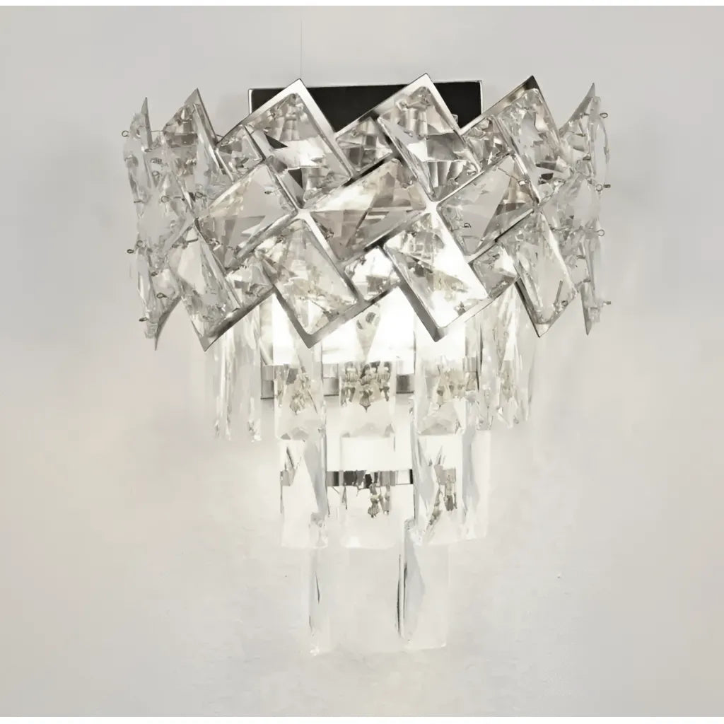 Επιτοίχιο φωτιστικό WINDSOR Cristal, 2x E14, Γυαλιστερό Chrome Φωτιστικά εσωτερικού χώρου Προεπιλεγμένος τίτλος Alessandro Design