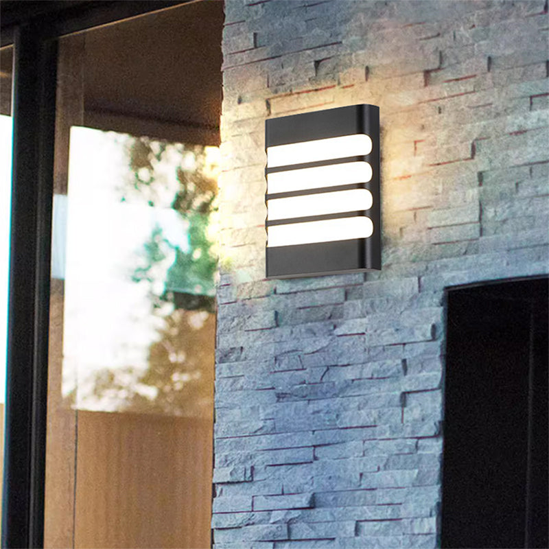 Raisa Outdoor Wall Light, 18W, 3000K, Black Outdoor Wall Light Προεπιλεγμένος τίτλος Alessandro Design