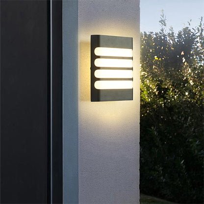 Raisa Outdoor Wall Light, 18W, 3000K, Black Outdoor Wall Light Προεπιλεγμένος τίτλος Alessandro Design