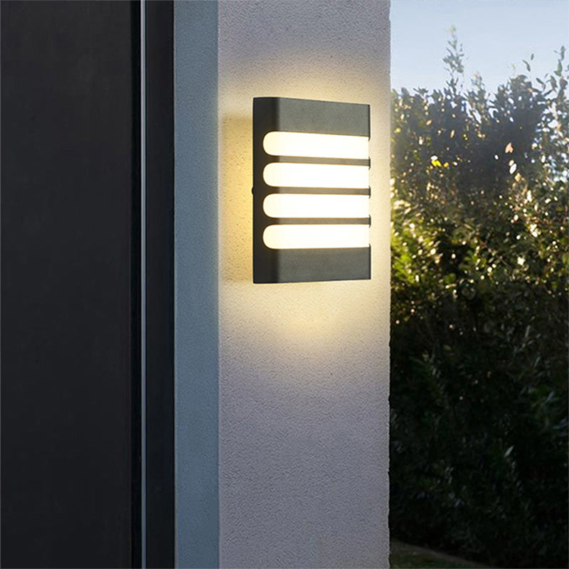 Raisa Outdoor Wall Light, 18W, 3000K, Black Outdoor Wall Light Προεπιλεγμένος τίτλος Alessandro Design