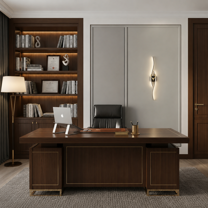 LED Διακοσμητικό Φωτιστικό τοίχου FYAN, 48W, 59x14cm, Ζεστό / Ουδέτερο / Κρύο φως, Χρυσό, Μέταλλο και Ακρυλικό