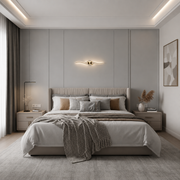 LED Διακοσμητικό Φωτιστικό τοίχου FYAN, 48W, 59x14cm, Ζεστό / Ουδέτερο / Κρύο φως, Χρυσό, Μέταλλο και Ακρυλικό