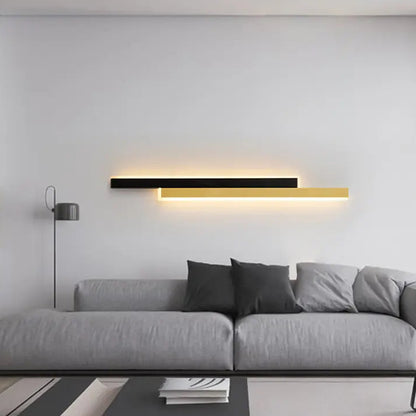 LINIUS LED Chandelier 29W, 2 Στοιχείων, Γραμμικό, Θερμό/Ουδέτερο/Ψυχρό φως, Χρυσό Μαύρο Εσωτερικά φώτα τοίχου Προεπιλεγμένος τίτλος Alessandro Design