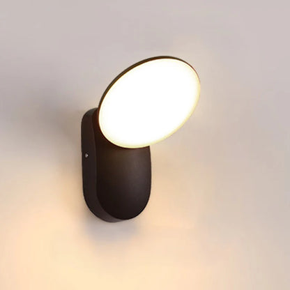 Φωτιστικό τοίχου LED εξωτερικού χώρου 10W, AX165, Warm Light 3000K, Μαύρο