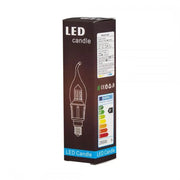 LED Bulb E14 Candle, 9W, Warm Light, 3000K Bulbs Προεπιλεγμένος τίτλος Alessandro Design