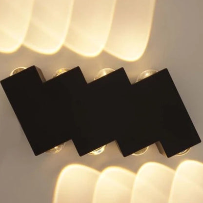 Φωτιστικό τοίχου LED AX232, Outdoor, 8 Sources, 8W, Black, 3000K