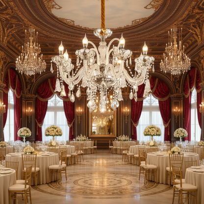 Crystal Chandelier 8xE14, D78cm, Ασημί, Ρυθμιζόμενο Ύψος, Metal and Crystal Crystal Chandeliers Προεπιλεγμένος τίτλος Alessandro Design