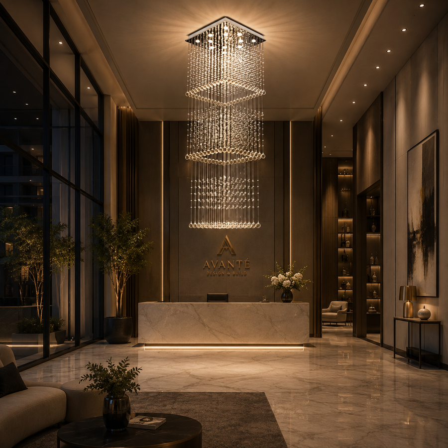 Πολυέλαιος LED Crystal 80W PALATINA Gold, Διάμετρος 50cm, Ύψος 200cm, Σκάλα Μοντέλο