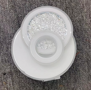 LED LED kompacic rondos, 36W, 3 κύκλοι, κρύο/ζεστό/ουδέτερο φως, λευκό
