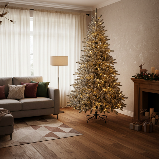 Τεχνητό χριστουγεννιάτικο δέντρο UUMMANNAQ, 180 cm, 861 μύτες, Μεταλλικό στήριγμα, Πράσινο