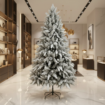 GLEIS Τεχνητό Έλατο, 210 cm, 1200 μύτες, Μεταλλικό Στήριγμα, Πράσινο