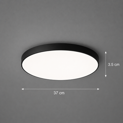 SOLIS LED φωτιστικό οροφής 37cm 33W Cold Light Μαύρο