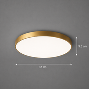 SOLIS LED φωτιστικό οροφής 37cm 33W Cold Light Gold