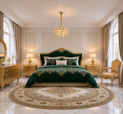 Crystal Chandelier FLEUR Nobile 5xE14, Διάμετρος 40cm, Ύψος 30cm, Γυαλιστερό Χρυσό, Ρυθμιζόμενο Ύψος, Κομψή σχεδίαση