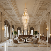 Crystal Chandelier LACE Supremo 26xE14, Διάμετρος 60cm, Ύψος 180cm, Γυαλιστερό χρυσό, Ρυθμιζόμενο ύψος, Κομψή σχεδίαση Crystal Chandelier Προεπιλεγμένος τίτλος Alessandro Design