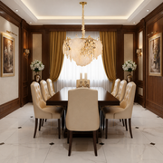 Crystal Chandelier LUXE Elegance 9xE14, Διάμετρος 50cm, Ύψος 33cm, Γυαλιστερό χρυσό, Ρυθμιζόμενο ύψος, Κομψή σχεδίαση Crystal Chandeliers Προεπιλεγμένος τίτλος Alessandro Design