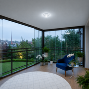 ORBITA LED Spot, 5W, Round, Cold Light + RGB, White, Resin and Glass LED Spot Προεπιλεγμένος τίτλος Alessandro Design