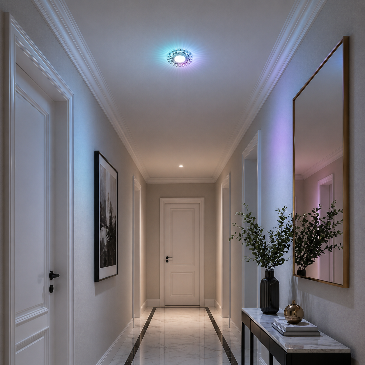 ORBITA LED Spot, 5W, Στρογγυλό, Κρύο / Ζεστό φως, Αντίκα Μπρούντζο, Ρητίνη και Γυαλί LED Spot Προεπιλεγμένος τίτλος Alessandro Design