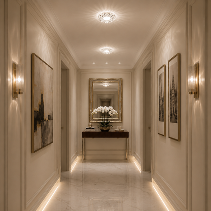 ORBITA LED Spot, 5W, Round, Cold Light + RGB, White, Resin and Glass LED Spot Προεπιλεγμένος τίτλος Alessandro Design