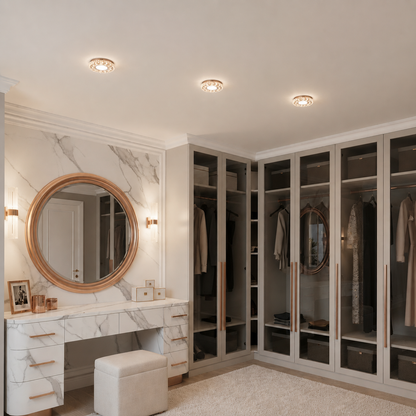 ORBITA LED Spot, 5W, Στρογγυλό, Κρύο/Ζεστό φως, Antique Bronze, Ρητίνη και Γυαλί LED Spot Προεπιλεγμένος τίτλος Alessandro Design