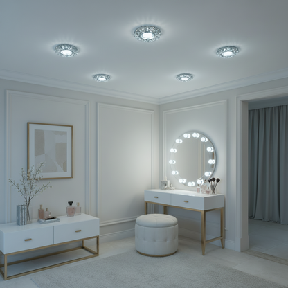 ORBITA LED Spot, 5W, Στρογγυλό, Κρύο / Ζεστό φως, Αντίκα Μπρούντζο, Ρητίνη και Γυαλί LED Spot Προεπιλεγμένος τίτλος Alessandro Design