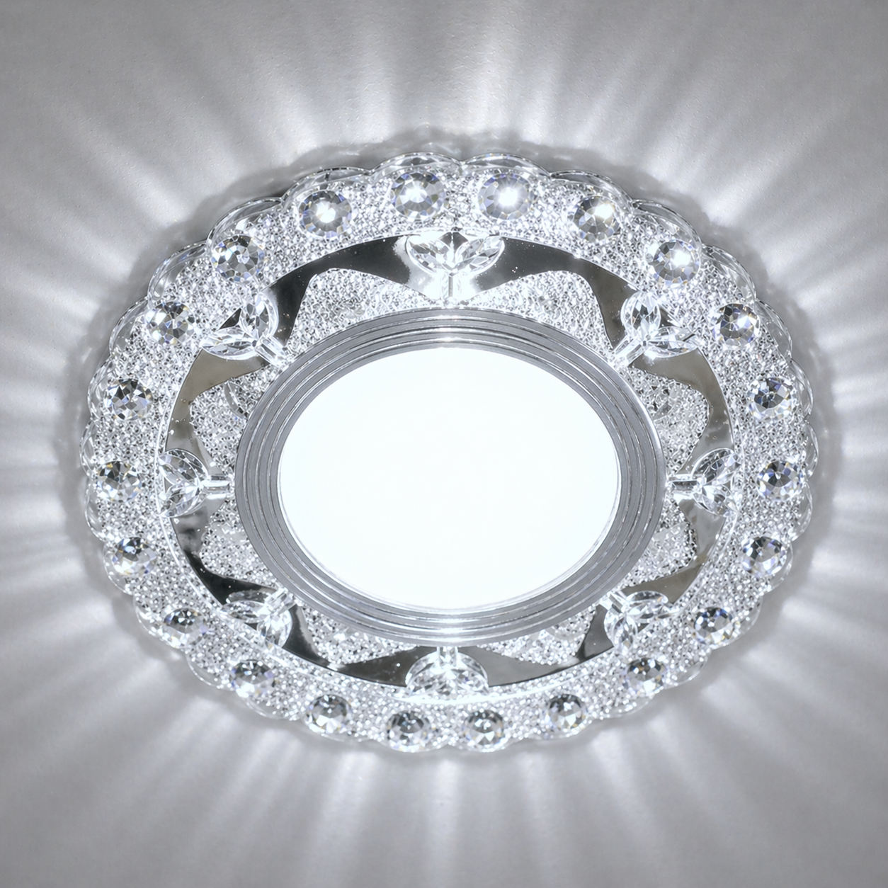 ORBITA LED Spot, 5W, Round, Cold Light + RGB, White, Resin and Glass LED Spot Προεπιλεγμένος τίτλος Alessandro Design