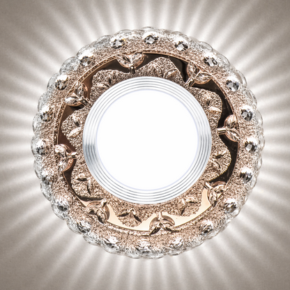 ORBITA LED Spot, 5W, Στρογγυλό, Κρύο / Ζεστό φως, Αντίκα Μπρούντζο, Ρητίνη και Γυαλί LED Spot Προεπιλεγμένος τίτλος Alessandro Design
