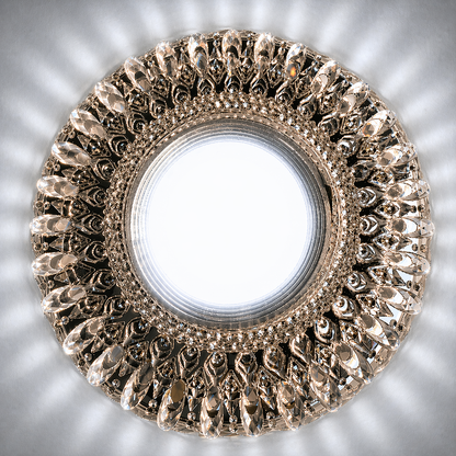 ORBITA LED Spot, 5W, Στρογγυλό, Κρύο / Ζεστό φως, Αντίκα Μπρούντζο, Ρητίνη και Γυαλί LED Spot Προεπιλεγμένος τίτλος Alessandro Design