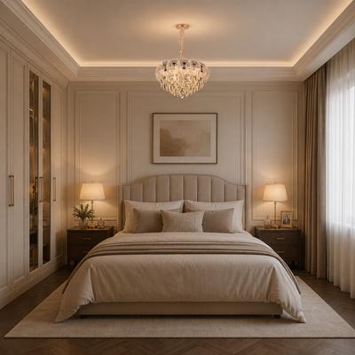 Crystal Chandelier DONNO Eleganza, 9xE14, Ρυθμιζόμενο ύψος, Μεταλλικό και Κρυστάλλινο, Χρυσό