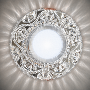 ORBITA LED Spot, 5W, Round, Cold Light + RGB, White, Resin and Glass LED Spot Προεπιλεγμένος τίτλος Alessandro Design