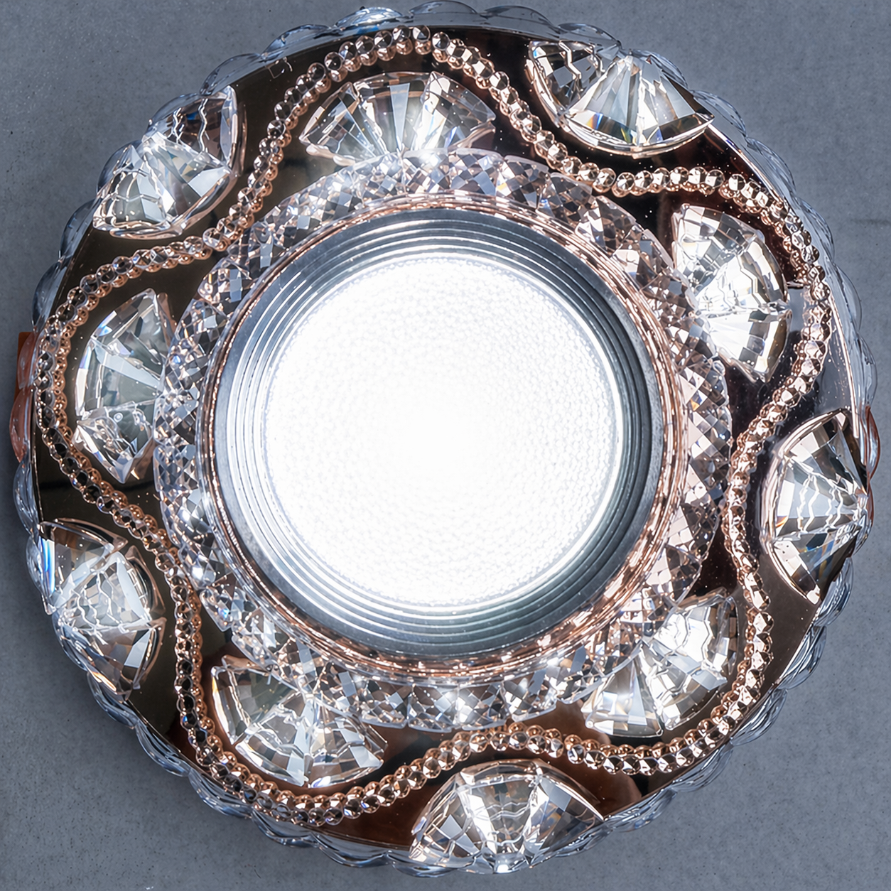 ORBITA LED Spot, 5W, Στρογγυλό, Κρύο / Ζεστό φως, Αντίκα Μπρούντζο, Ρητίνη και Γυαλί LED Spot Προεπιλεγμένος τίτλος Alessandro Design