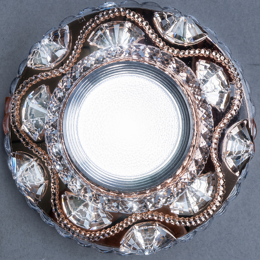 ORBITA LED Spot, 5W, Στρογγυλό, Κρύο / Ζεστό φως, Αντίκα Μπρούντζο, Ρητίνη και Γυαλί LED Spot Προεπιλεγμένος τίτλος Alessandro Design