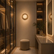 Luna Διακοσμητικό φωτιστικό τοίχου LED 83W Διάμετρος 120CM Κρύο/Ουδέτερο/Ζεστό φως Μαύρο