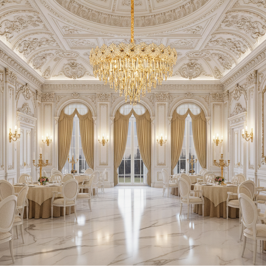 Crystal Chandelier FLEUR Regalis 22xE14, Διάμετρος 80cm, Ύψος 50cm, Γυαλιστερό χρυσό, Ρυθμιζόμενο ύψος, Κομψή σχεδίαση Crystal Chandelier Προεπιλεγμένος τίτλος Alessandro Design