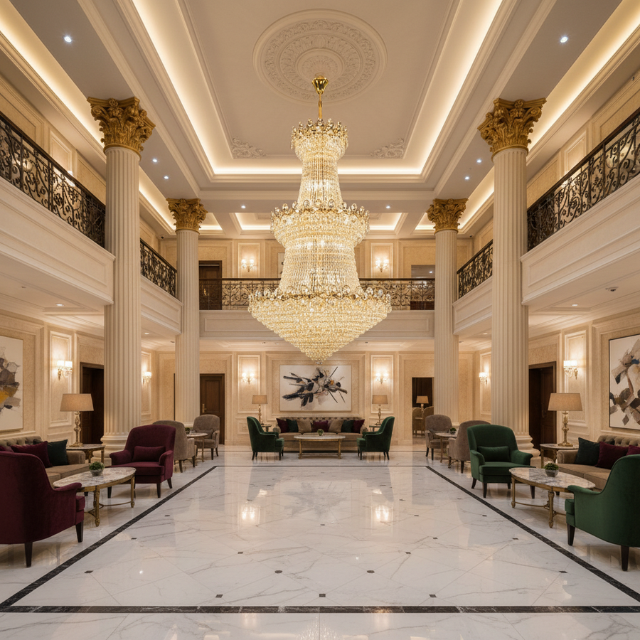 Crystal Chandelier TORRE 59xE14, Διάμετρος 120cm, Ύψος 200cm, Γυαλιστερό χρυσό, Ρυθμιζόμενο ύψος, Κομψή σχεδίαση Crystal Chandelier Προεπιλεγμένος τίτλος Alessandro Design