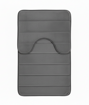 Σετ 3 Χαλάκια Μπάνιου, 50x40 cm, Μπλε, Αντιολισθητικό